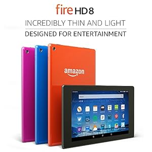 Fire HD 8 Tablet, 8" HD Display, Wi-Fi, 8 GB - Includes Special Offers, Black (Previous Generation - 5th)