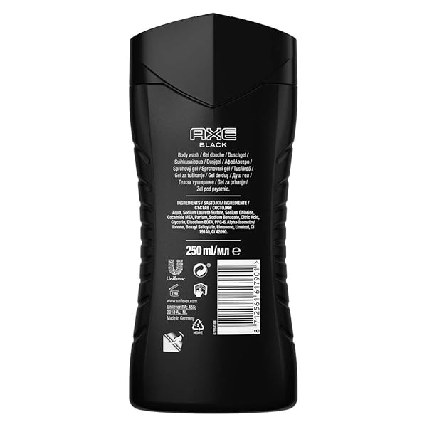 AXE BLACK SHOWER GEL FOR MEN 8.5 OZ
