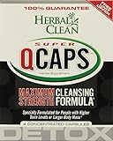 Herbal Clean Super Qcaps Maximum Strength Cleansing Formula Supplement, 4 Count