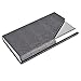 MaxGear Business Card Holder Leather Business Card Case Name Card Holder Business Card Wallet Business Card Carrier Slim Metal Pocket Card Holder - Gray