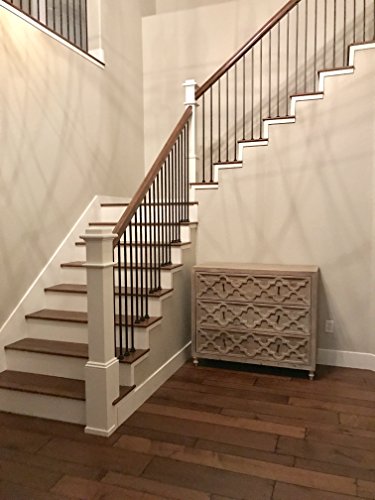 960 - Wood Box Newel - Plain Style with Pedestal - 48 inch - Elegant Sleeve Design - Staircase Post - Paint-Grade (Poplar)