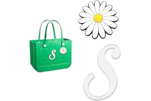 YIXIPAZH Letter Charms for Bogg Bag, Cute Decorative Charm Compatible with Bogg Bag Original All Models, Cute Alphabet Lettering Accessories Charm, 2Pcs Insert Decorative Letter for Handbag Beach Tote Bag