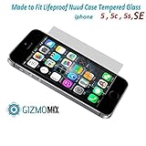 Lifeproof Nuud Tempered Glass Screen Protector For iPhone 5 5c 5s SE Case nüüd - Gizmomix Inc