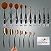 Professional Oval Makeup Brush - Set of 10 Brushes with Soft Toothbrush design