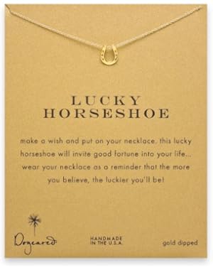 Lucky Horseshoe Gold Dipped Reminder 16