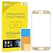 Galaxy S7 Screen Protector, JETech Tempered Glass Full Screen Screen Protector Film for Samsung Galaxy S7 (Gold)