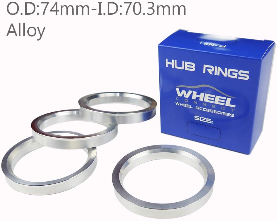 Automotive Hub Centric Rings Set of 4,Aluminium Alloy Hubrings WHEEL