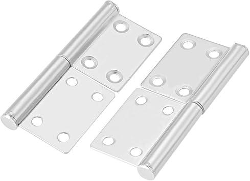 Uxcell Lift Off Hinge Stainless Steel Slip Joint Flag Hinges Cabinet Door 4inch Long 8 Holes 8pcs Amazon Com