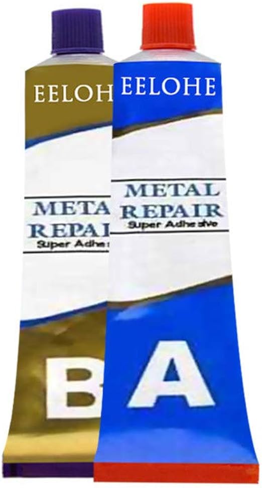 50/100 g Metallkleber Kaltschweißmasse Haftstahl Flüssigmetall Flüssig ...