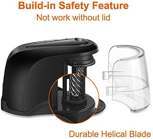 SMARTRO Electric Pencil Sharpener Best Heavy Duty Helical Steel Blade for Artists Kids Adults Colored Pencils - Thumbnail 5