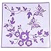 GUAngqi Chic Butterfly Flower Bathroom Toilet Laptop Wall Decals Sticker Home Decor