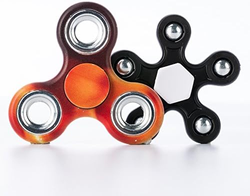 Fidget Spinner Hfinger Plastic Hand Spinner Stress Reducer Play Toy(Brown)