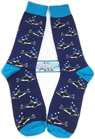 AesthetincMen's Novelty Fun Cartoon Dressy Party Gift Sport Exercise Gym Cotton Crew Socks