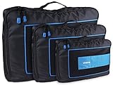 Durable Packing Cubes 3 Piece Set - Travel Luggage Packing Organizer - by Utopia Home