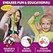 DIY JUMBO 12 PACK | Slime Making Science Kit | CREATE YOUR OWN | Non Sticky, Super Soft, Fluffy and Stretchy Slime | GLOW IN THE DARK | Accessories included- Girls & Boys!