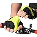 SANTIC Classic Fingerless Cycling Gloves with Shock-absorbing Foam Pad Breathable Half Finger Moutain Bike Bicycle Riding Gloves for Men and Women