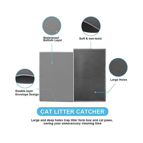 2 layer sifting cat litter mat