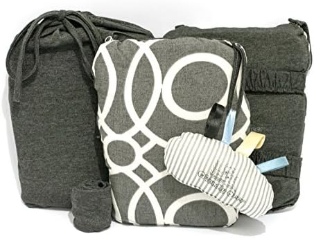 Slip-on Arm Nursing Pillow &amp; Plush w/ Slip-Cover &amp; Carry Bag 8.5 x 7 x 2.75 in