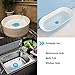MIBOW Bathtub Drain Stopper Silicone Bath Tub Drain Stopper Plug Cover for Bathroom,Floor Drains and Kitchen, Blue