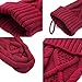 Funny Party Newest 3 Pack 15” Knit Christmas Stockings,Wihte/Green/Red