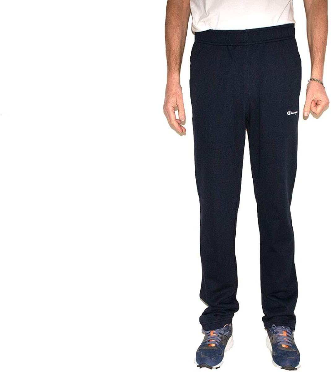 Uomo Uomo Navy 215095 Champion Pantalone Tuta Straight Hem PANTAL  Abbigliamento mygadget.my