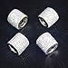 FEENM Car Headrest Head Rest Collars Rings Decor Bling Bling Crystal Diamond Ice for Car SUV Truck Interior Decoration Blings 4 Pack White