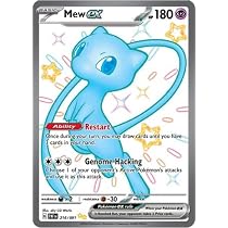 Pokemon - Mew ex 205/165 - Pokemon 151 - Secret Rare - Single Card