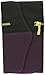 Neewer Faux Leather Wallet Flip Case Cover Card Holder W/Zipper (Black and Purple)