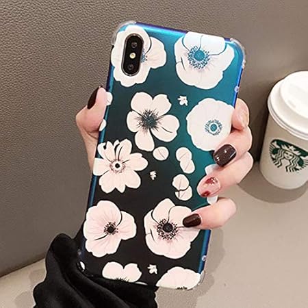 GUYISJK iPhone-Handyhülle Mobile Shell XS Max 6 Apple 8 Plus Creative 7 Scrub Blu-Ray Vier Ecken Anti-Fallen Aus Weichem Sili