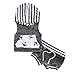 Newborn Baby Boys Girls Clothes Set 2 Pieces Stripe Plane Print Vest Hoodie+Shorts (6-12m, Grey)