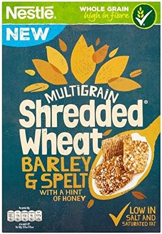 Shredded Wheat Barley & Spelt with a Hint of Honey 475g
