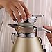 Thermal Carafes Stainless Steel Coffee Carafe 64 Ounce Thermos Large Travel Bottle Vacuum Insulated-Gold