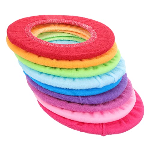 Holibanna 9pcs Toilet Seat Cover Washable Toilet Seat Warmers Stretchable Cushions for Comfort for Home and to Clean Bathroom Accessories
