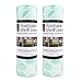 DII Fridge & Shelf Liner Collection Non-Adhesive, Cut to fit, Machine Washable, 12x20, Aqua Dahlia, 2 Piece