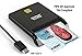 Stanley Global SGT111-8c USB-C CAC Smart Card Reader (FIPS 201 Approved) (TAA Compliant)