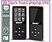 RUIZU X02 Ultrathin 4GB MP3 Player, Black