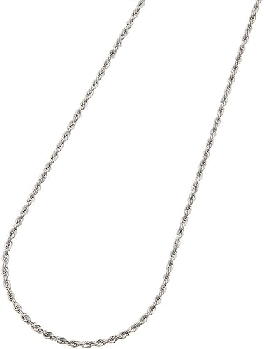 Amazon アクセサリーショップピエナ サージカルステンレス パープロープ 太め 金属アレルギー対応 安心 ネックレス チェーン レディース メンズ 55cm ネックレス 通販