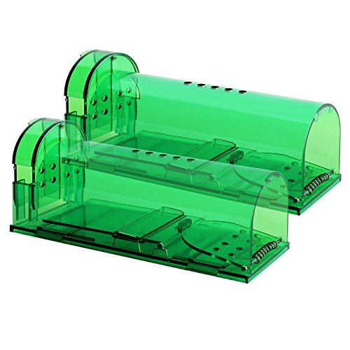 Besiva Humane Mouse Trap, Smart No Kill Mouse Trap, Live Catch and Release Rodents, Safe for Children and Pets, bb4