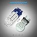 Partsam 1Pair Blue 3156 3157 Backup Reverse Light 3357 4057 3155 3456 P27W Daytime Running Light Bulbs Ultra Bright 60-3528-SMD Led
