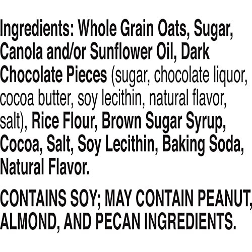 NATURE VALLEY CRUNCHY GRANOLA BARS, OATS ‘N DARK CHOCOLATE, 12 CT, 8.94 OZ (6 POUCHES)