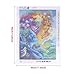 5D Diamond Painting by Number Kits, Benbo Full Drill 15.8x11.8Inch Crystal Rhinestone Embroidery Cross Stitch Arts Craft for Home Wall Decor Gift (Beauty)