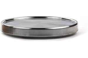 RSVP International Endurance Tool Crock Turntable Lazy Susan, Stainless Steel, 8.25" | Organize Spices & Small Bottles | Spin