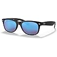 Ray-Ban RB2132 NEW WAYFARER Square Sunglasses For Men For Women + BUNDLE with Designer iWear Eyewear Care Kit