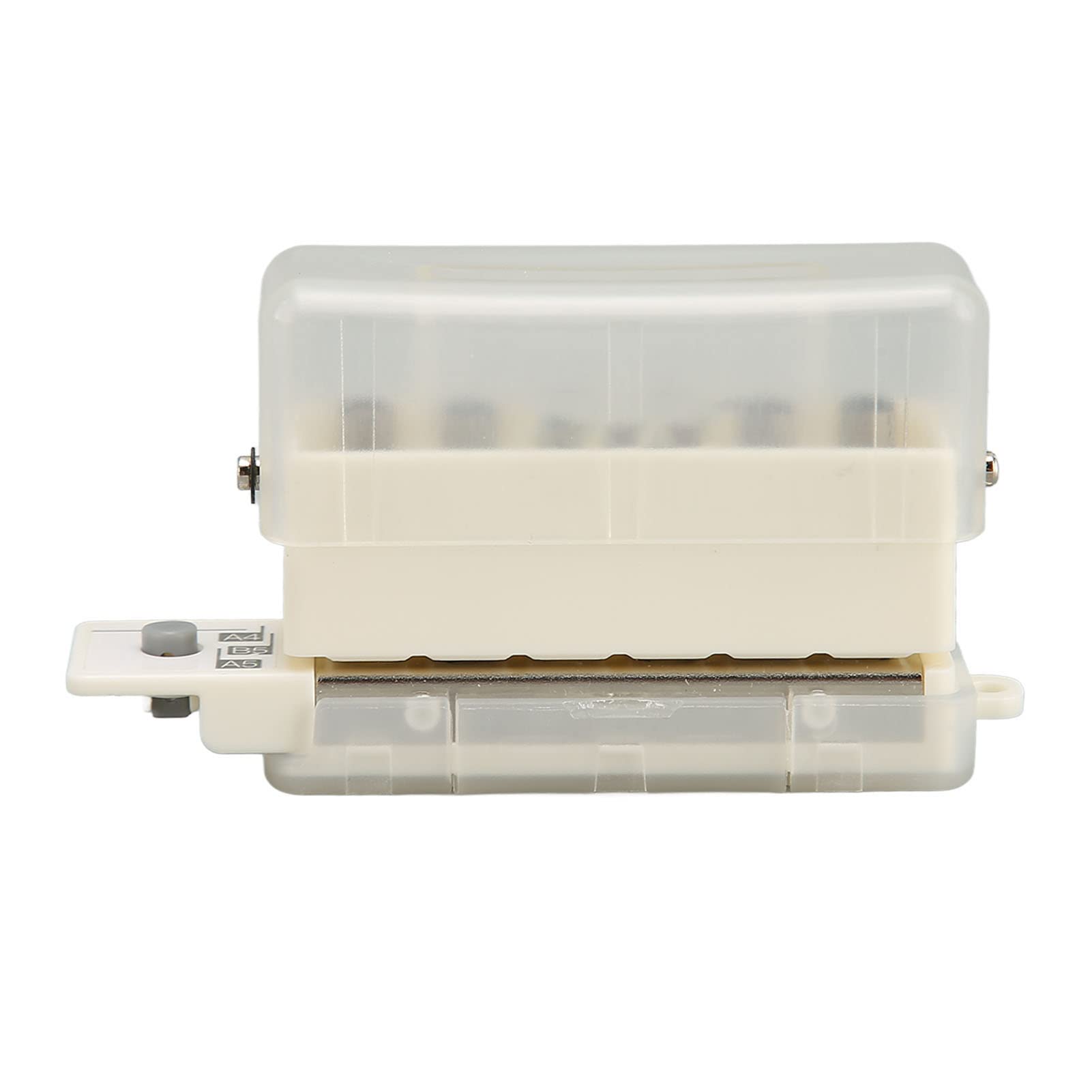 Manual Paper Puncher, 6 Hole, 7mm Diameter, 0.3 Inch Punching Depth, Mini Desk Organiser for Office School Work