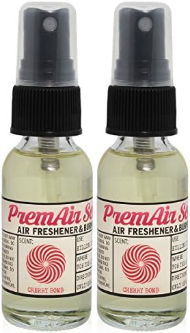 PremAir Scents (Red) - Home & Car Air Freshener & Burning Oil. Killing Strong Odors Fast. Only 1 Spray needed, Super Concentrated formula. The best home and car odor neutralizer and air freshener on the market! Eliminates all odors. Two Pack: (2) 1 oz. Bottles