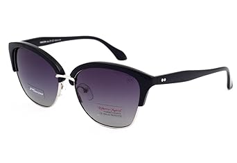 Roberto Marco Damen Polarisierte Sonnenbrille Schwarz Plastik Rahmen, One size …