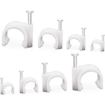 Amazon.com: Helonge Circle Wire Clip with Steel Nail,400Pcs