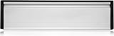 UAP Xfort MailPlate 12in Matt Chrome Letterplate 40-80mm Door Thickness view 7