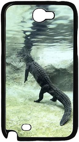 Rugged Samsung Galaxy Note 2 Case,Chinese Alligator Polycarbonate PC Plastic Hard Case Cover for Samsung Galaxy Note 2/ Note II/ N7100 Black