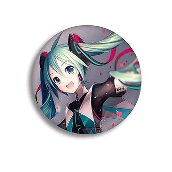 Bowinr Hatsune Miku Brooch Japanese Anime Vocaloid Hatsune Miku Kawaii Brooches Pins For Clothes Bags Caps And Pencil Cases Style 03 Amazon In Toys Games